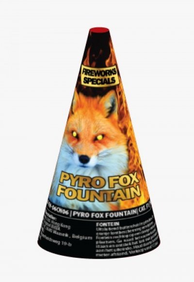 10 x Pyro fox fountain