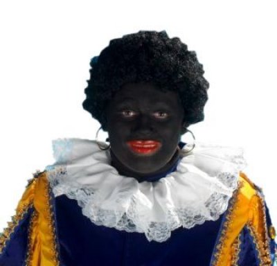 Zwarte piet pruik