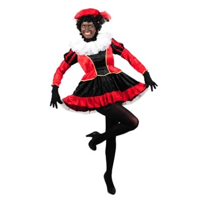 Pietjurkje met petticoat rood maat XL