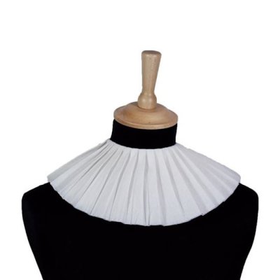 kraag crepe papier wit