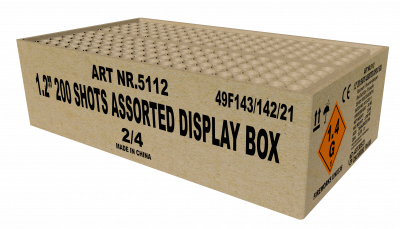 1.2“ 200Sh. Assorted Display Box