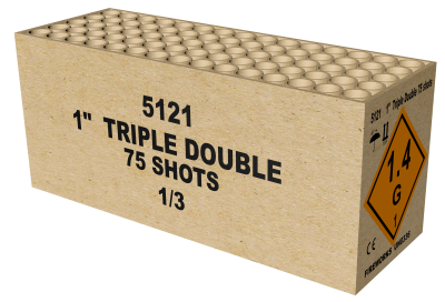 1" 75shots Triple Double