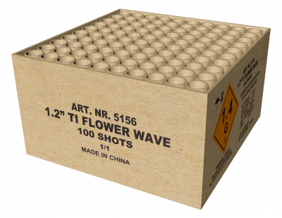 1.2" Ti Flower Wave