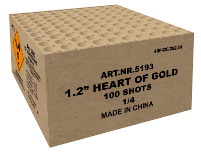 1.2” Heart of Gold 100 Shots