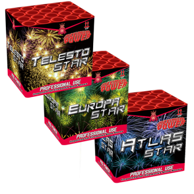 Mega 3 - Star Assorted = op -> Vervanger: 3 cakes van Buurt assortiment)
