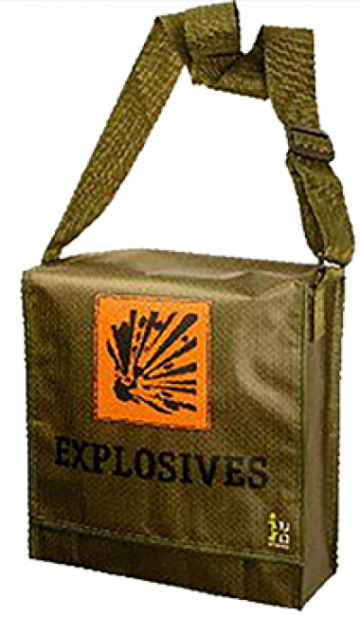 Tas vol CAT1 vuurwerk ("Explosives" tas)
