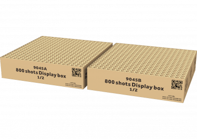 800 shots Display box