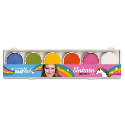 Aqua make-up palet eenhoorn (6 kleuren)
