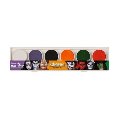 Aqua make-up palet Halloween (6 kleuren)