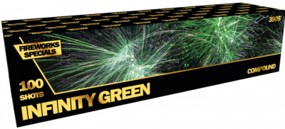 BredaVuurwerk´s Infinity Green (4x 25 mm)