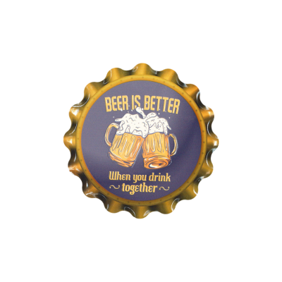 Cap coaster - Beer is better
