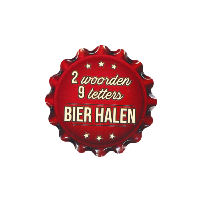Cap coaster - Bier halen
