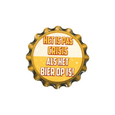 Cap coaster - Crisis