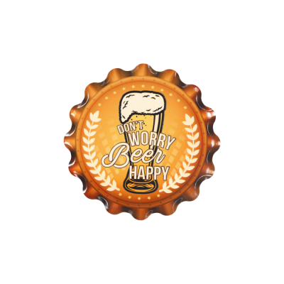 Cap coaster - Don't worry