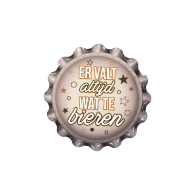 Cap coaster - Er valt altijd iets te bieren