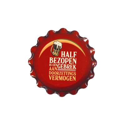 Cap coaster - Half bezopen