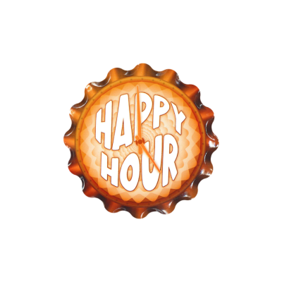 Cap coaster - Happy hour