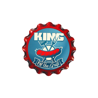 Cap coaster - King of the grill