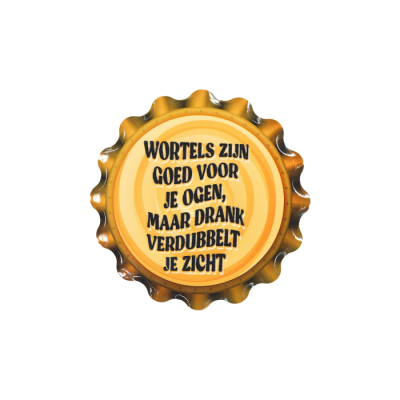 Cap coaster - Wortels zijn goed