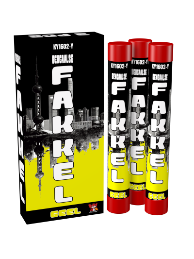 Bengaalse Fakkel Geel 3 Stuks