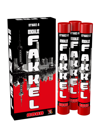 Bengaalse Fakkel Rood 3 stuks