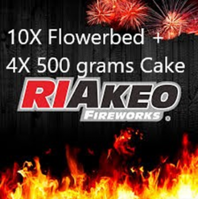 Combideal 8032 (All Riakeo 3X Dubbel Flowerbed, 7X Flowerbed, 4 Cakes 500 gram!))