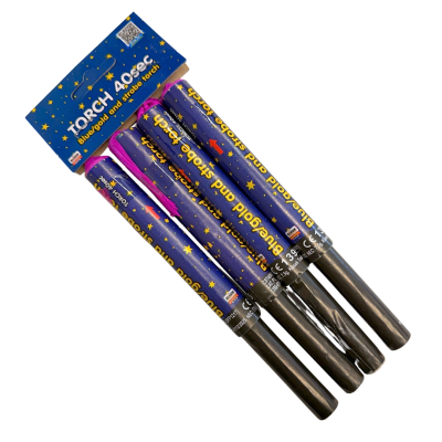 Blue/gold and strobe torch