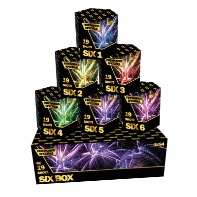 Six box 6x19 cake assortment