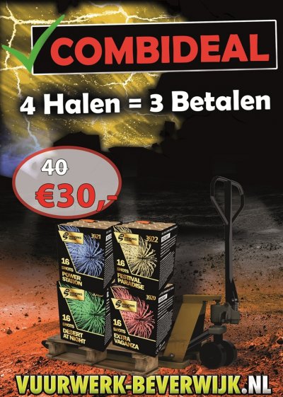 4 x 16 Schots - Combideal
