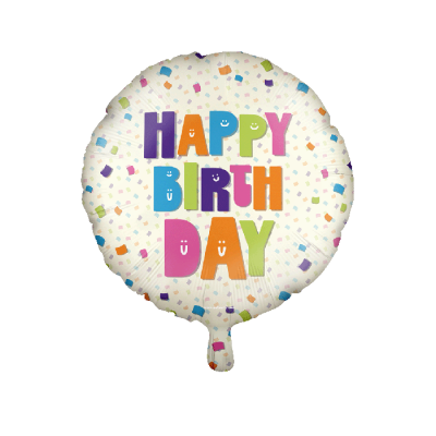Folie ballon - Happy birthday