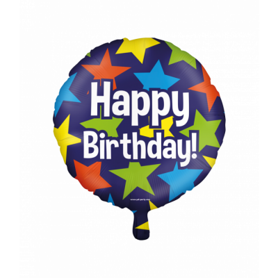 Folie ballon - Happy birthday (cartoon)