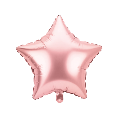 Folie ballon - Ster Rose goud