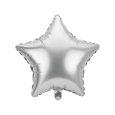 Folie ballon - Ster Zilver