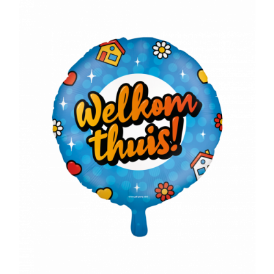 Folie ballon - Welkom thuis