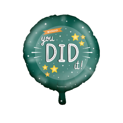 Folie ballon - You did it!