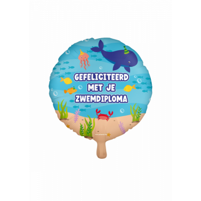 Folie ballon - Zwemdiploma