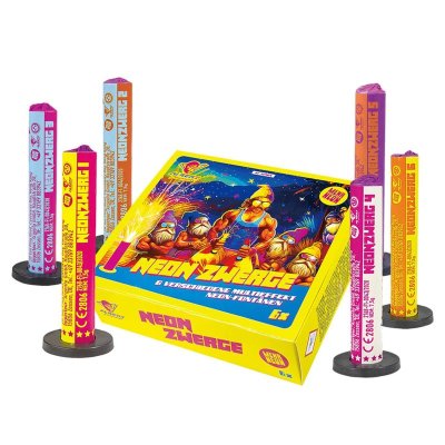 Albert - Neon Zwerge (6er-Pack)