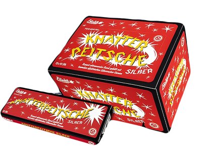 Knisterpeitsche Silber