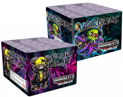 Funky Bear + GRATIS Octopus