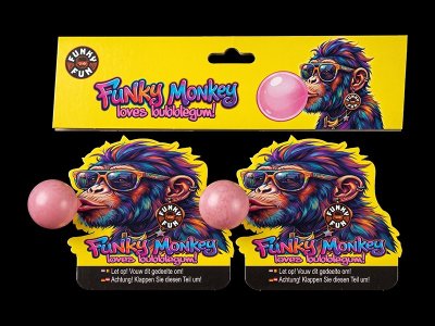 41 Funky Monkey Loves Bubblegum