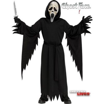 Ghost Face Aged Kinderen Kostuum Officiele Licentie - 12-14 Years