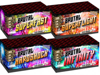 Brutal Assortiment || Hardshock - Superfast - Infinity - Superflight