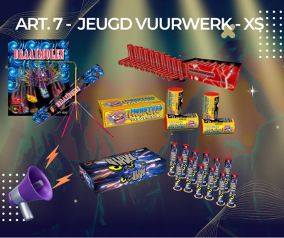 Jeugd vuurwerk - XS | Art. 7