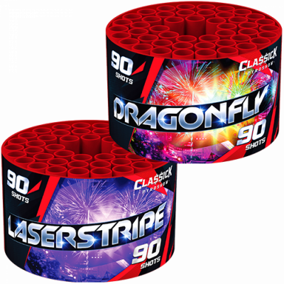 laserstripes & drafonfly 2x90sh. NIEUW!