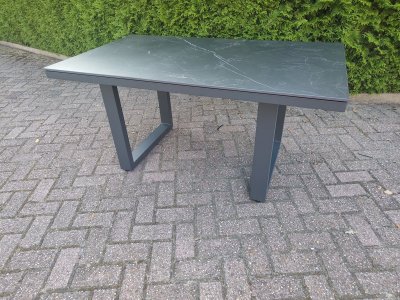Loungetafel Hoog Monte Carlo Negro 140x80cm