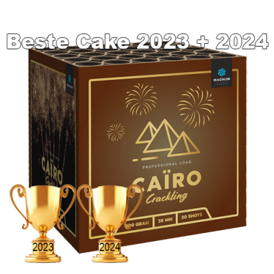 Cairo Crackling 25 schots  winnaar