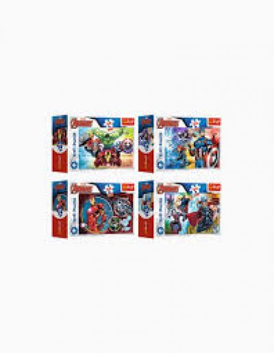 Mini Puzzle 54pcs.- Marvel Avengers 9x6,5x4cm