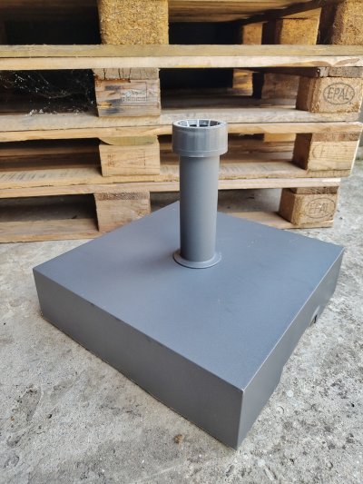 Parasolvoet 40KG antraciet