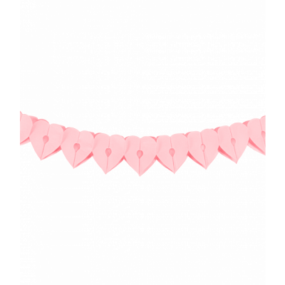 Papieren hart slinger rose 6 meter