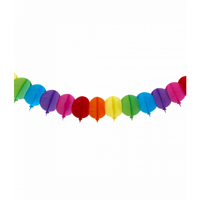 Papieren slinger ballonnen 6 meter